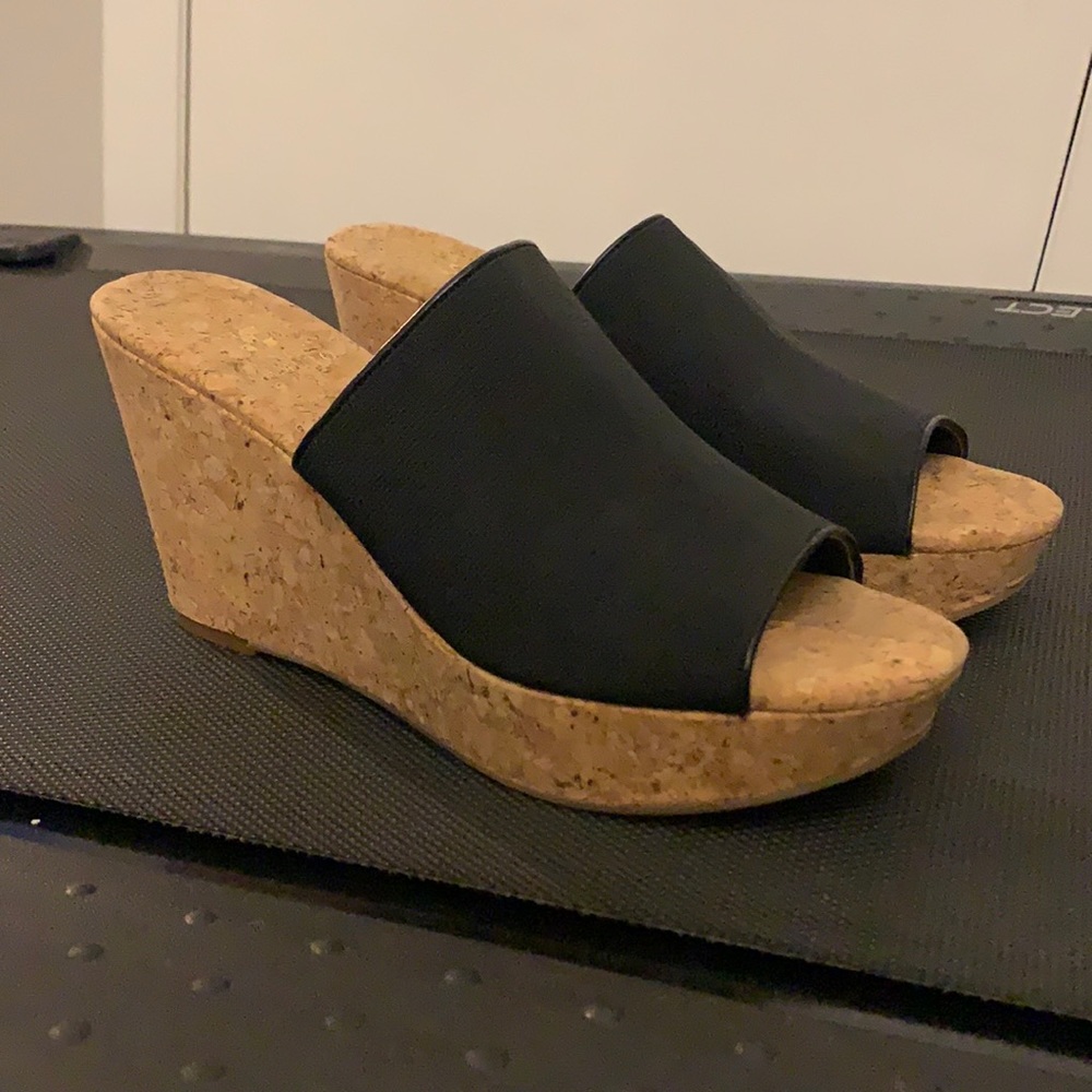 Vince Camuto 4” Cork Wedge Sandal